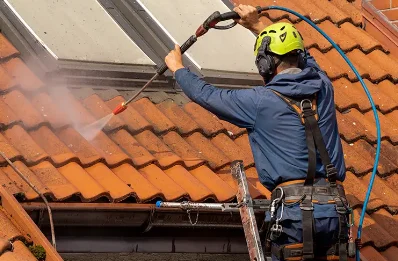 Démoussage et hydrofuge de toiture à Plounévézel